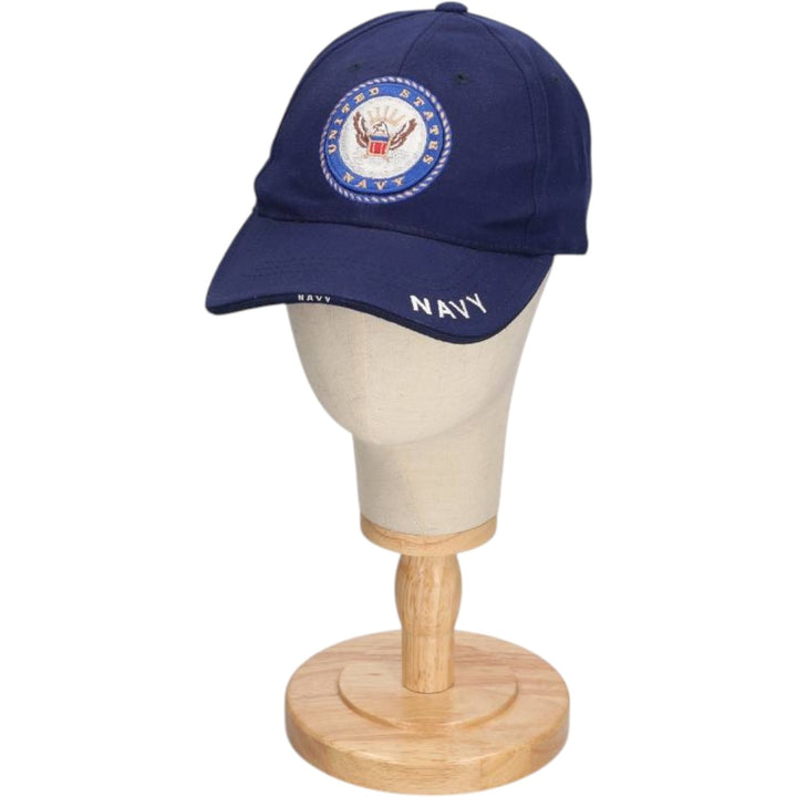 RAPID DOMINANCE USNAVY Military Baseball Cap, 6-Panel Cap, One Size Fits All acrylic navy blue type Vintage Second Hand