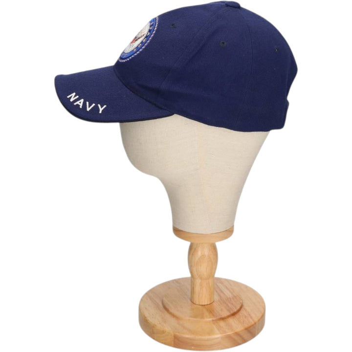 RAPID DOMINANCE USNAVY Military Baseball Cap, 6-Panel Cap, One Size Fits All acrylic navy blue type Vintage Second Hand