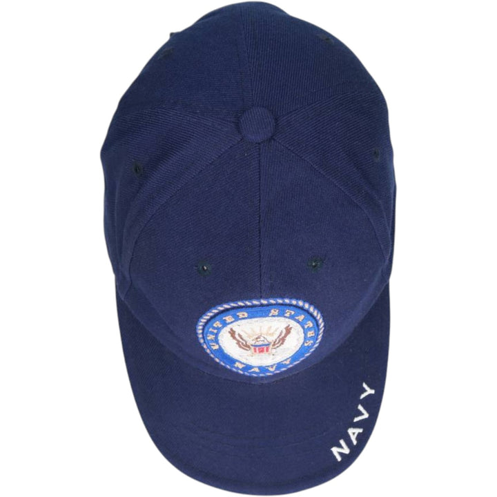 RAPID DOMINANCE USNAVY Military Baseball Cap, 6-Panel Cap, One Size Fits All acrylic navy blue type Vintage Second Hand
