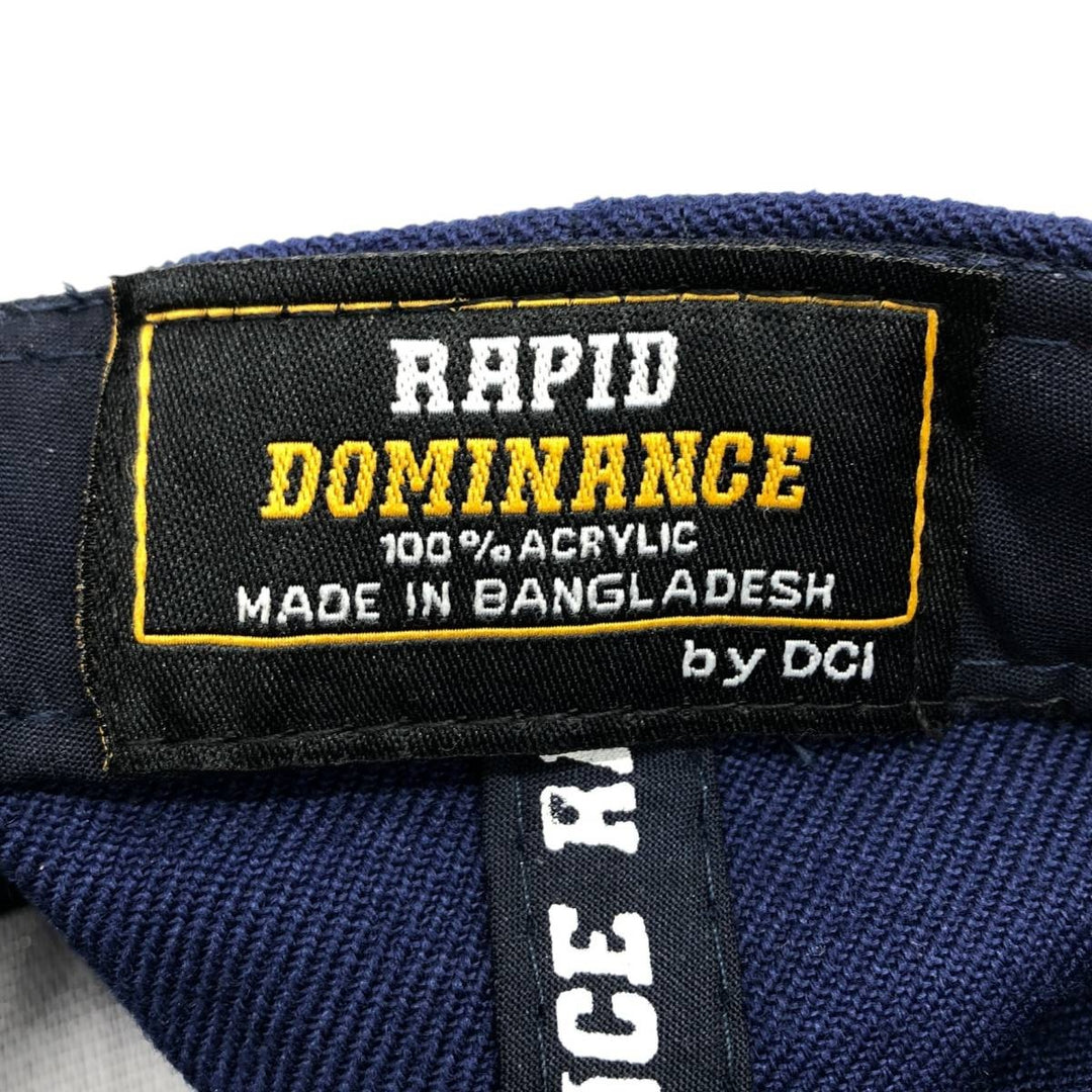 RAPID DOMINANCE USNAVY Military Baseball Cap, 6-Panel Cap, One Size Fits All acrylic navy blue type Vintage Second Hand