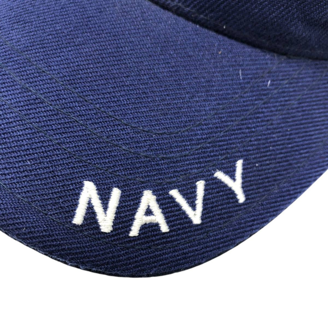 RAPID DOMINANCE USNAVY Military Baseball Cap, 6-Panel Cap, One Size Fits All acrylic navy blue type Vintage Second Hand