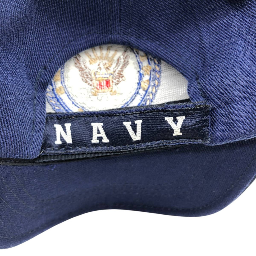 RAPID DOMINANCE USNAVY Military Baseball Cap, 6-Panel Cap, One Size Fits All acrylic navy blue type Vintage Second Hand