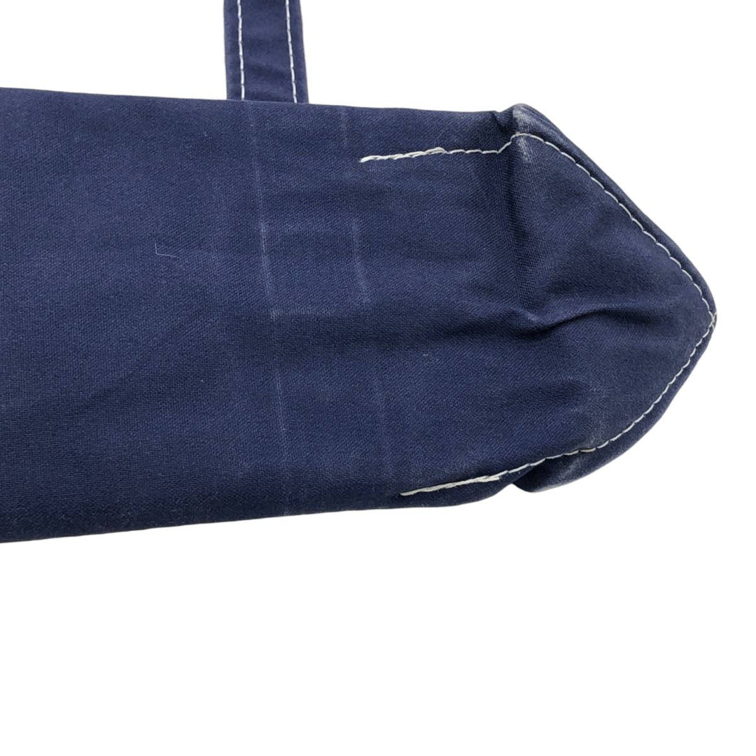 LLBean BOAT AND TOTE Tote Bag Made in USA cotton unbleached Vintage Second Hand