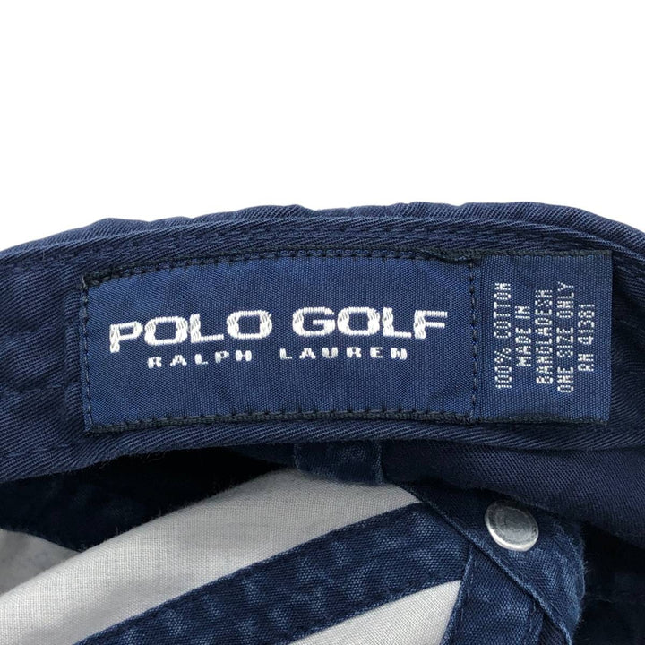 Ralph Lauren POLO GOLF Baseball Cap, 6-Panel Cap, One Size Fits All cotton navy blue type Vintage Second Hand