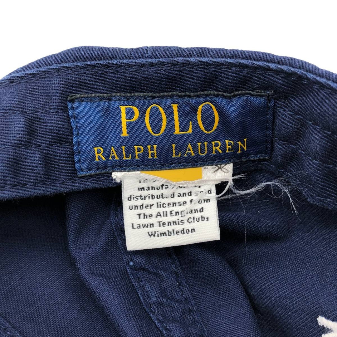 Ralph Lauren POLO RALPH LAUREN Baseball Cap 6-Panel Cap One Size Fits Most unclear navy blue type Vintage Second Hand