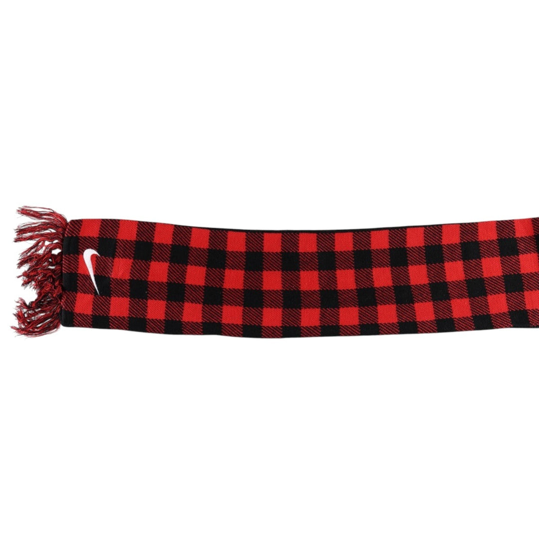 Nike Premier League Manchester United FC Check Pattern Soccer Acrylic Scarf acrylic black type Vintage Second Hand