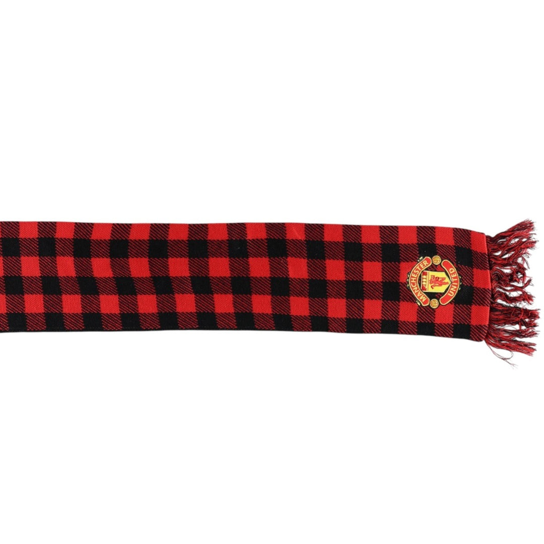Nike Premier League Manchester United FC Check Pattern Soccer Acrylic Scarf acrylic black type Vintage Second Hand