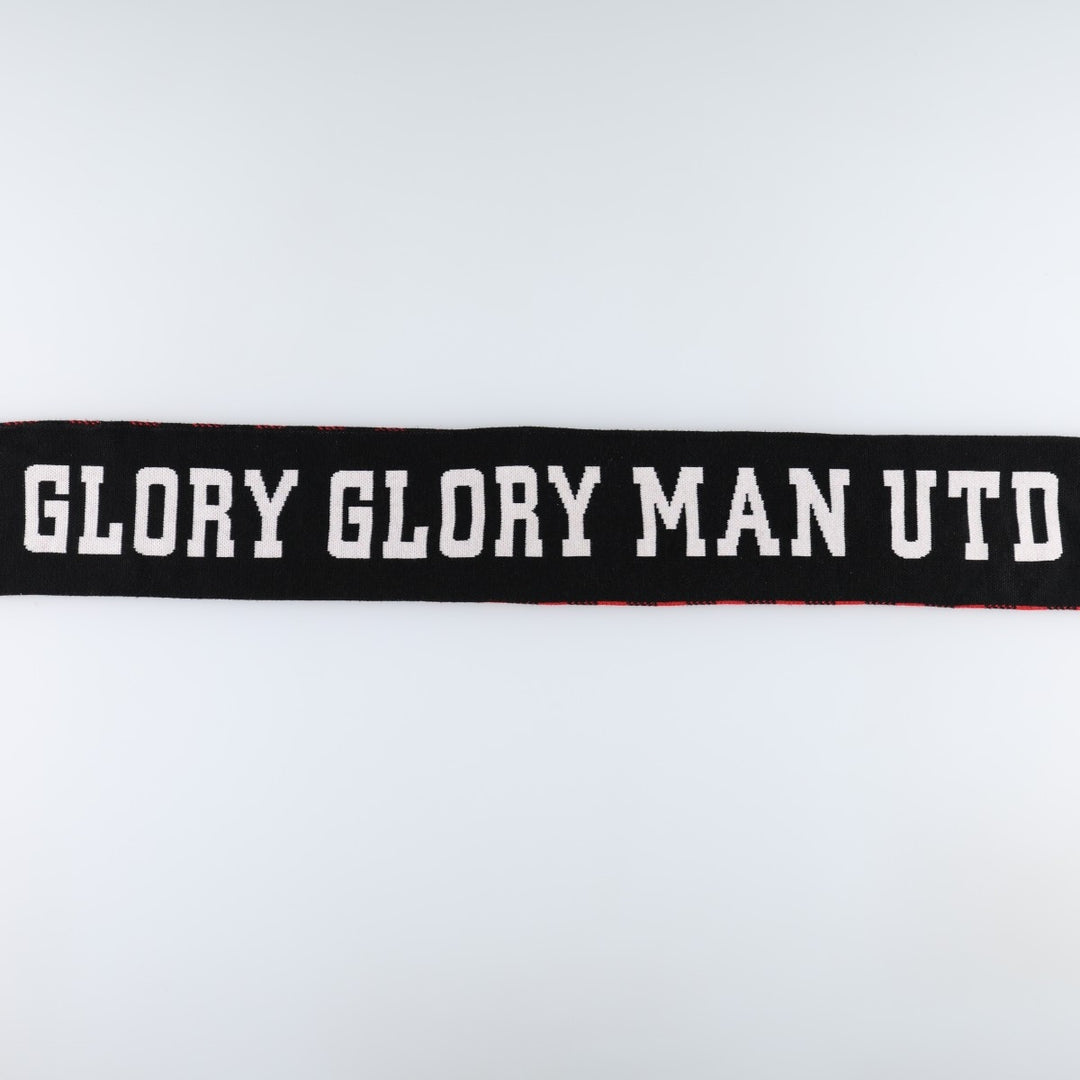 Nike Premier League Manchester United FC Check Pattern Soccer Acrylic Scarf acrylic black type Vintage Second Hand