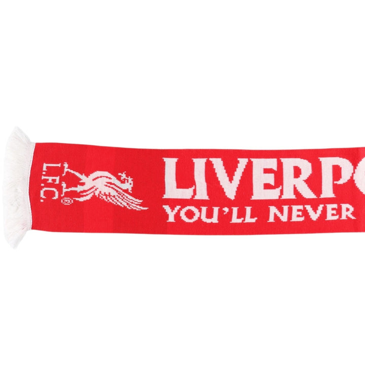 PREMIER LEAGE LIVERPOOL FC (Liverpool FC) Soccer Acrylic Scarf, Made in the UK acrylic red type Vintage Second Hand