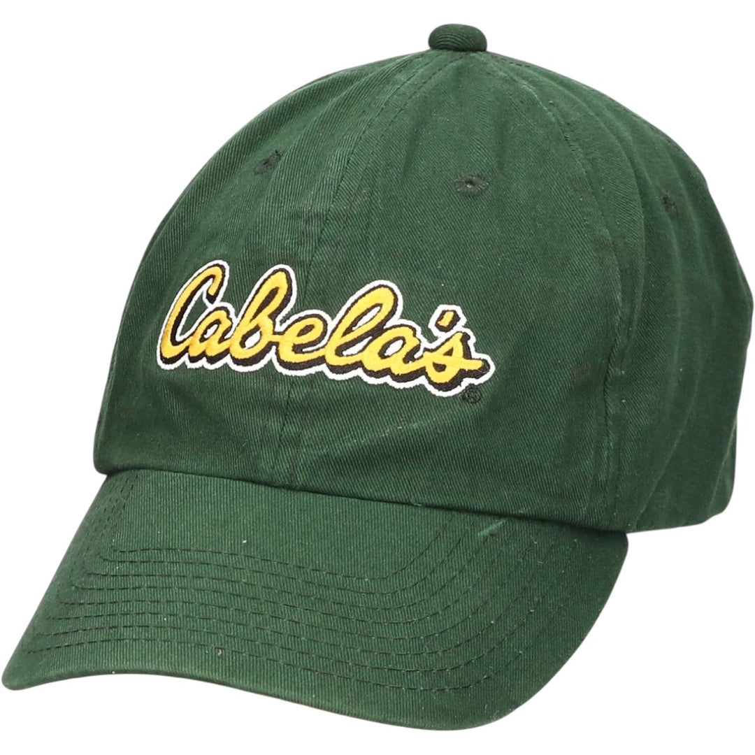 Cabelas 6-Panel Baseball Cap, One Size Fits Most unclear Green type dark green Vintage Second Hand