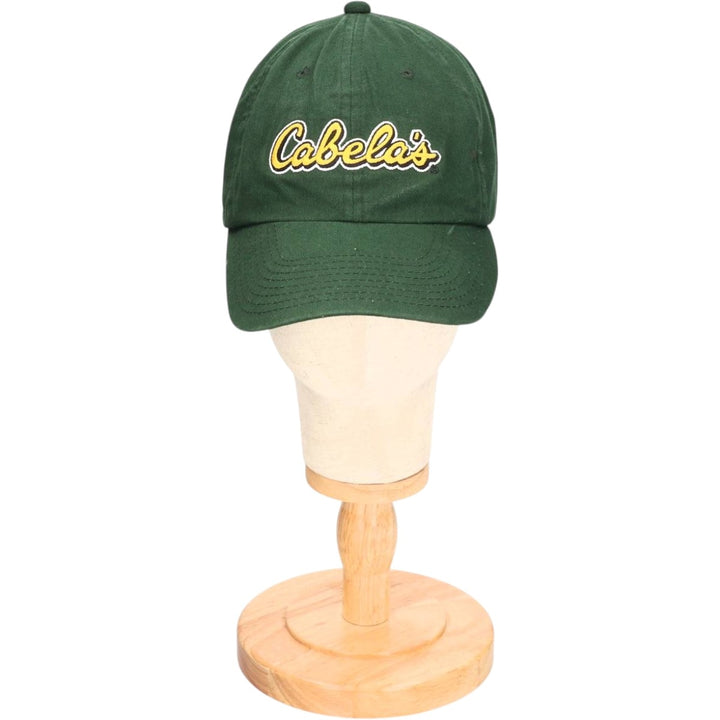 Cabelas 6-Panel Baseball Cap, One Size Fits Most unclear Green type dark green Vintage Second Hand