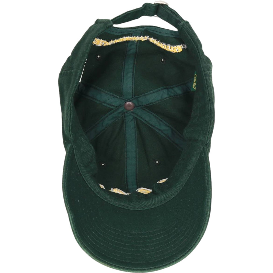 Cabelas 6-Panel Baseball Cap, One Size Fits Most unclear Green type dark green Vintage Second Hand