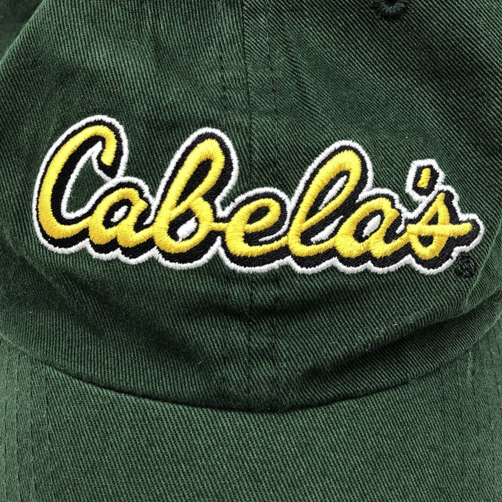 Cabelas 6-Panel Baseball Cap, One Size Fits Most unclear Green type dark green Vintage Second Hand