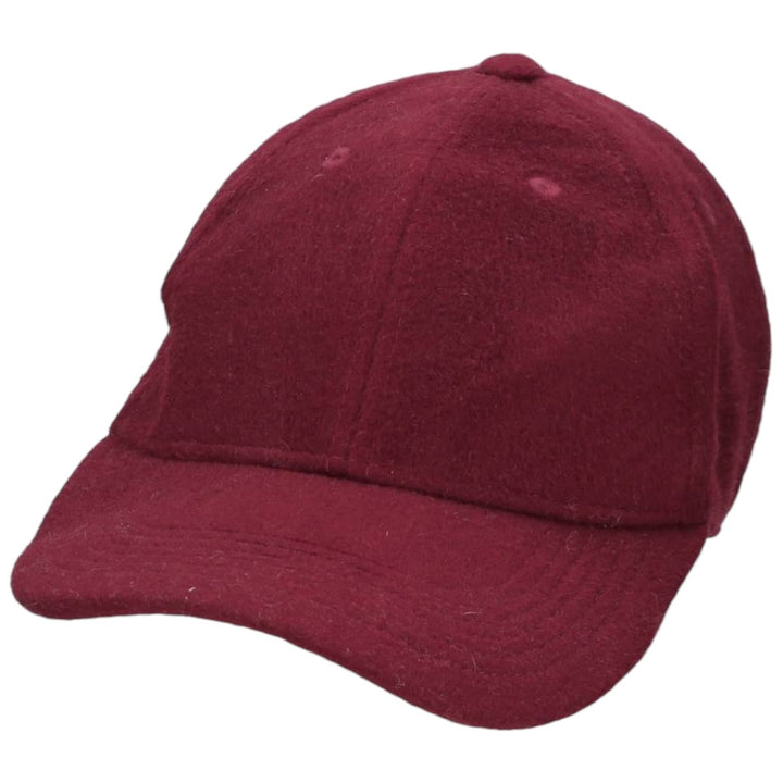 WESC Baseball Cap, 6-Panel Cap, One Size Fits All wool bordeaux Vintage Second Hand