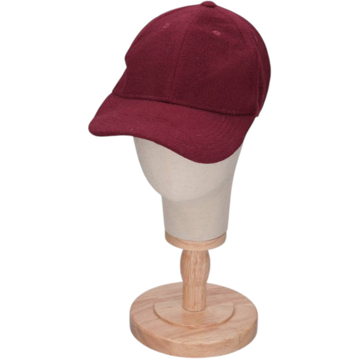 WESC Baseball Cap, 6-Panel Cap, One Size Fits All wool bordeaux Vintage Second Hand