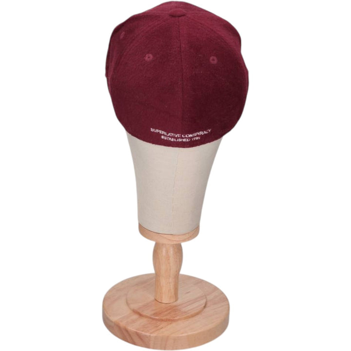 WESC Baseball Cap, 6-Panel Cap, One Size Fits All wool bordeaux Vintage Second Hand