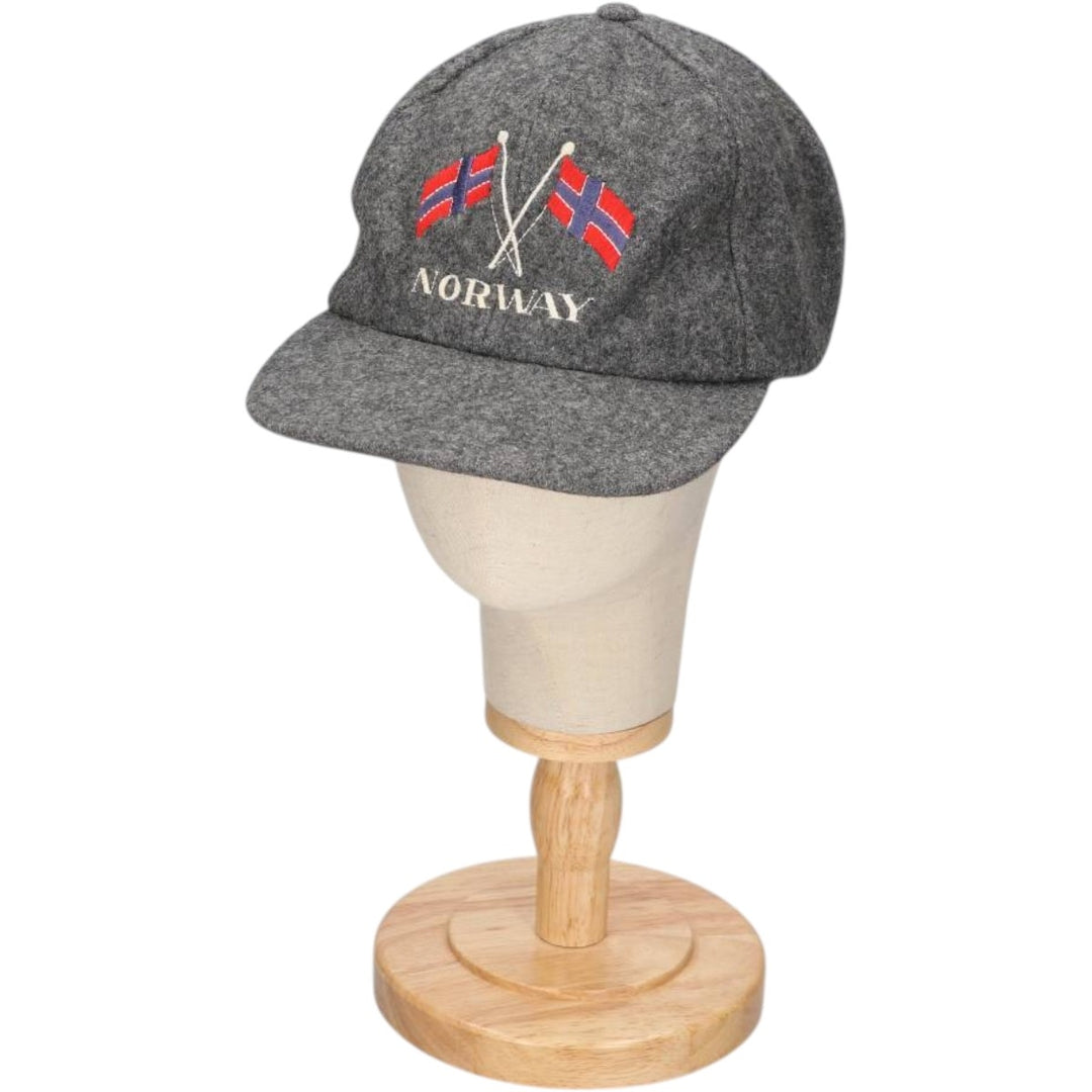 National Flag Pattern Baseball Cap, 6-Panel Cap, One Size Fits All unclear gray type Vintage Second Hand