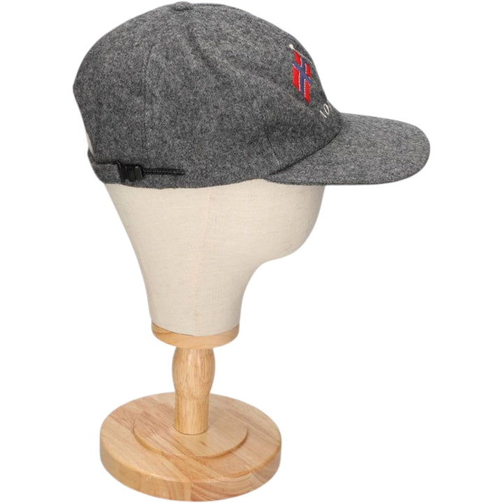 National Flag Pattern Baseball Cap, 6-Panel Cap, One Size Fits All unclear gray type Vintage Second Hand