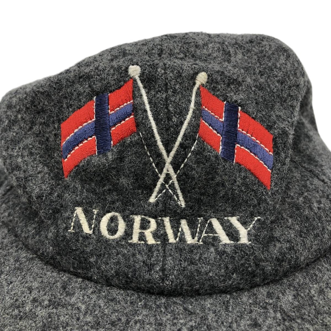 National Flag Pattern Baseball Cap, 6-Panel Cap, One Size Fits All unclear gray type Vintage Second Hand