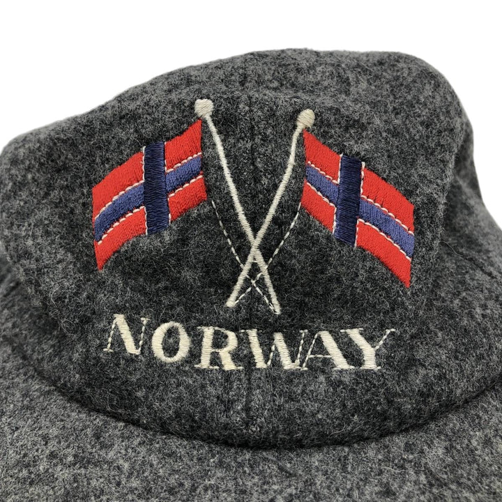 National Flag Pattern Baseball Cap, 6-Panel Cap, One Size Fits All unclear gray type Vintage Second Hand