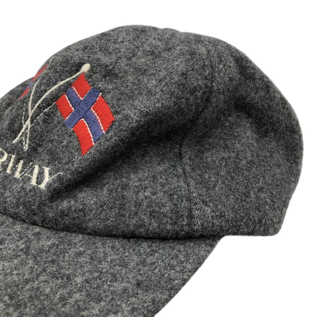 National Flag Pattern Baseball Cap, 6-Panel Cap, One Size Fits All unclear gray type Vintage Second Hand