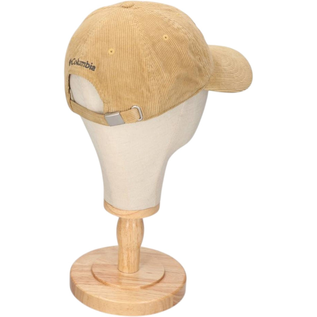 Columbia Corduroy Cap, One Size Fits All (approx.) cotton Beige type Vintage Second Hand