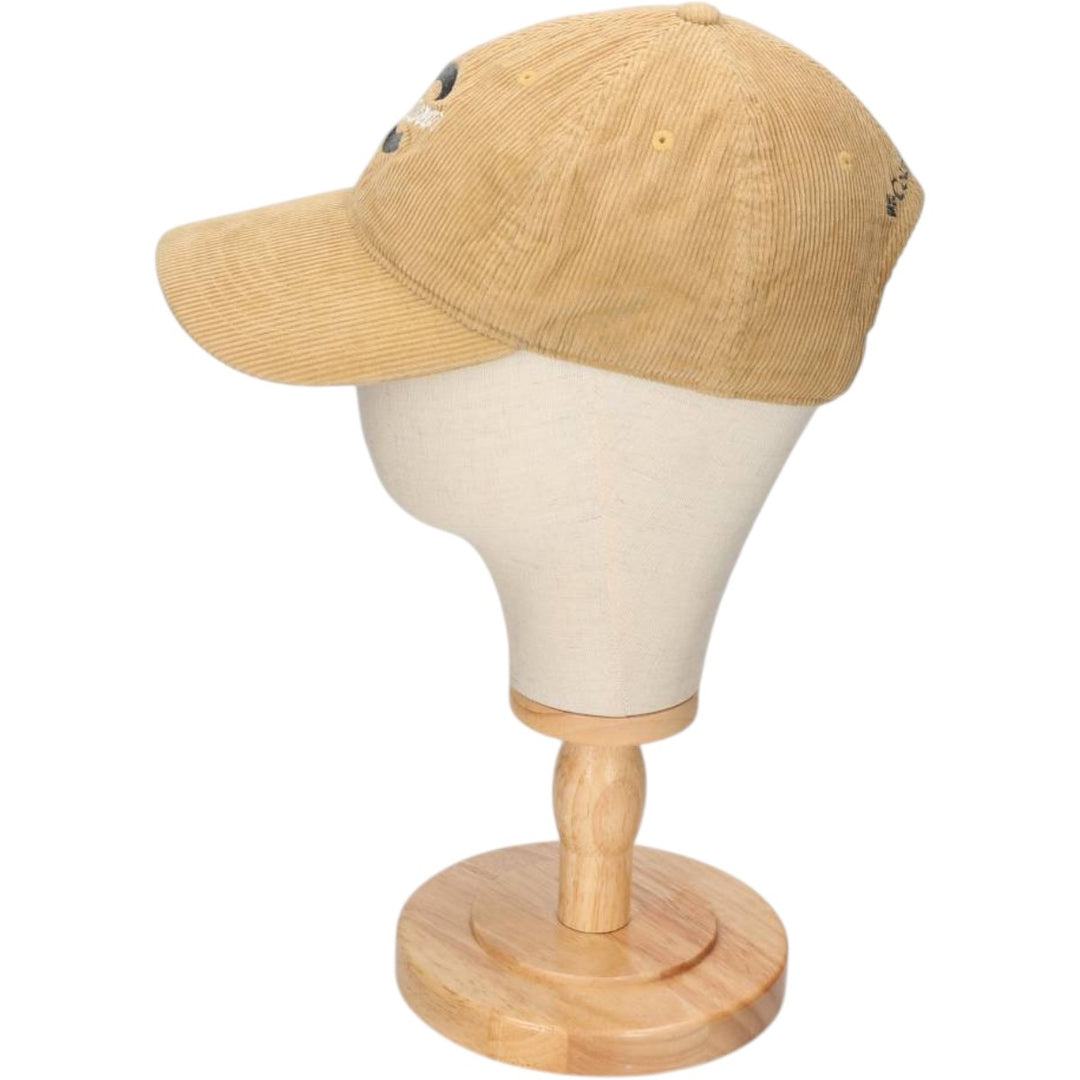 Columbia Corduroy Cap, One Size Fits All (approx.) cotton Beige type Vintage Second Hand
