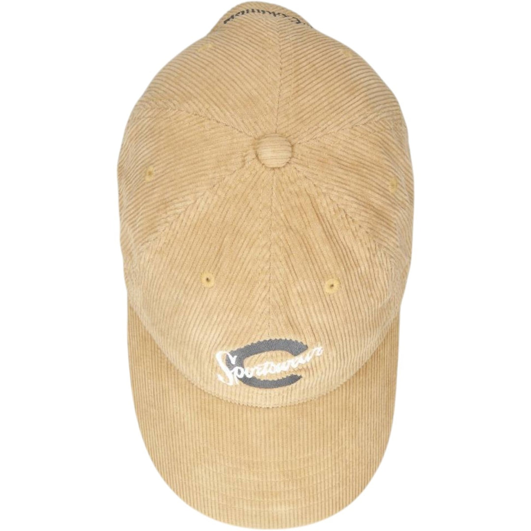 Columbia Corduroy Cap, One Size Fits All (approx.) cotton Beige type Vintage Second Hand