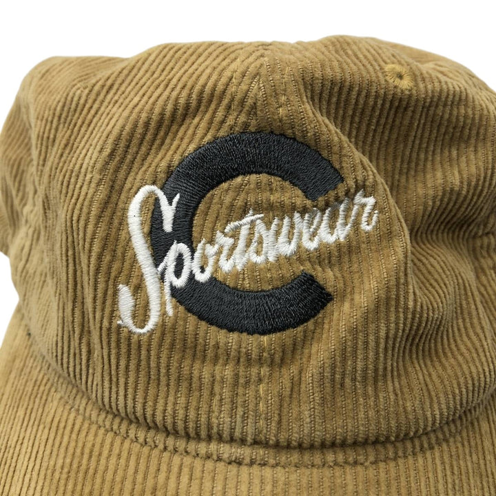 Columbia Corduroy Cap, One Size Fits All (approx.) cotton Beige type Vintage Second Hand
