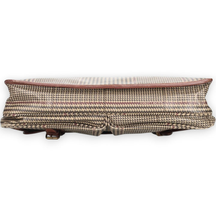 Ralph Lauren Polo Ralph Lauren Check Pattern Gun Club Check 2-Way Shoulder Bag genuine leather Beige type Vintage Second Hand