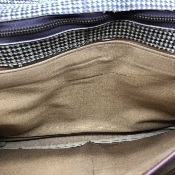 Ralph Lauren Polo Ralph Lauren Check Pattern Gun Club Check 2-Way Shoulder Bag genuine leather Beige type Vintage Second Hand