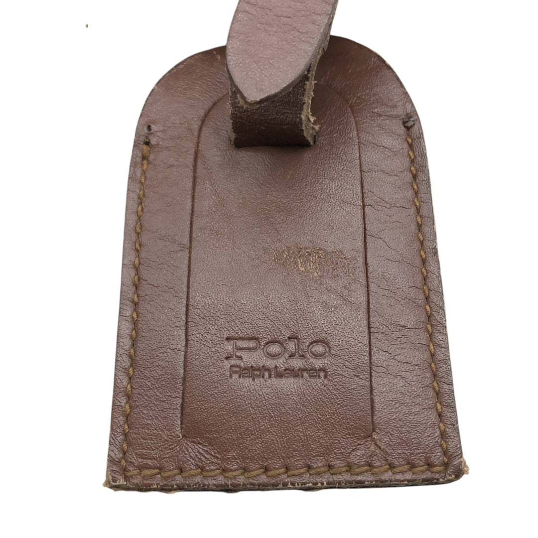 Ralph Lauren Polo Ralph Lauren Check Pattern Gun Club Check 2-Way Shoulder Bag genuine leather Beige type Vintage Second Hand