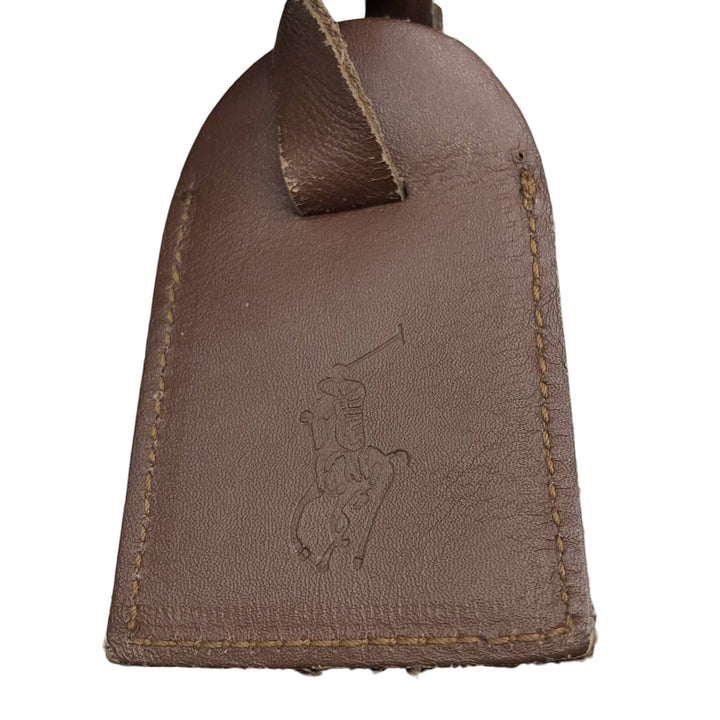 Ralph Lauren Polo Ralph Lauren Check Pattern Gun Club Check 2-Way Shoulder Bag genuine leather Beige type Vintage Second Hand