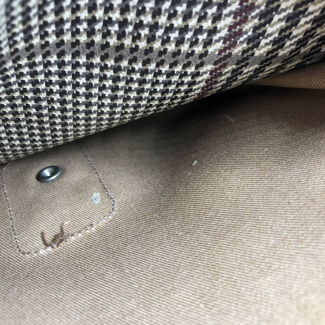 Ralph Lauren Polo Ralph Lauren Check Pattern Gun Club Check 2-Way Shoulder Bag genuine leather Beige type Vintage Second Hand