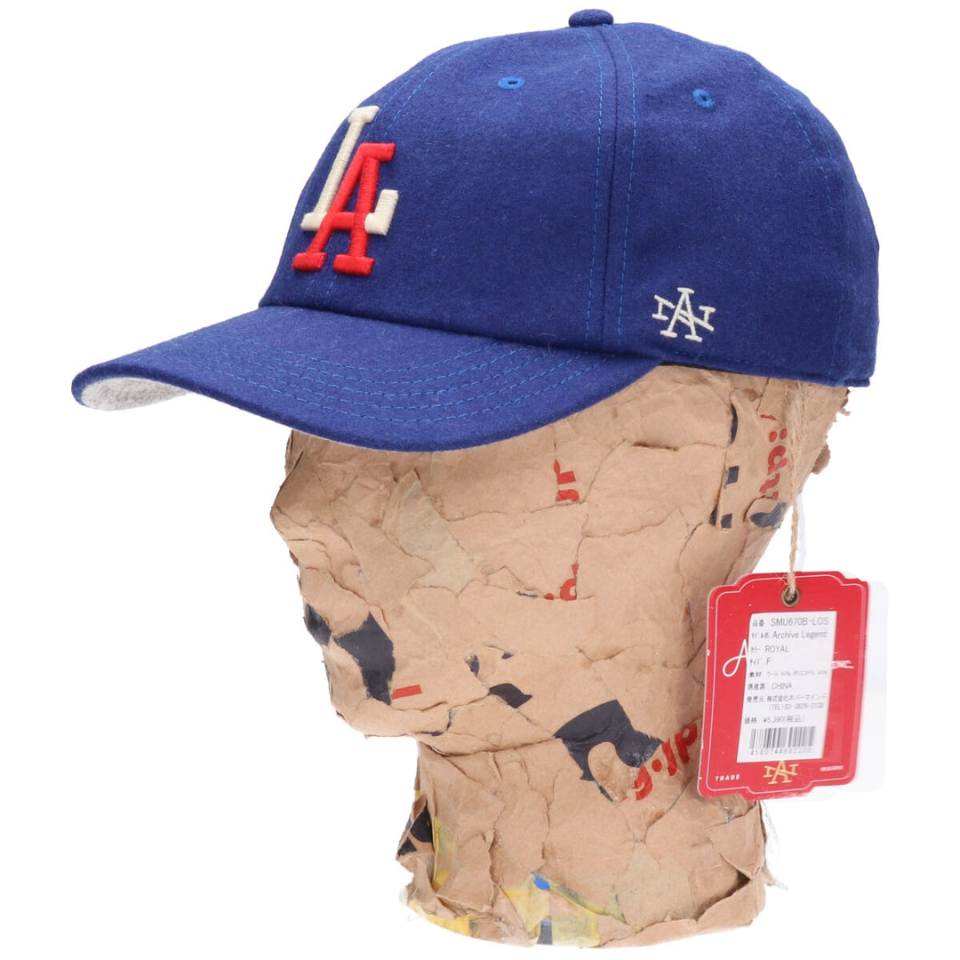Royal American Needle MLB Los Angeles Dodgers BB Cap, Size F [SMU670B-LOS] wool blue type Vintage Second Hand