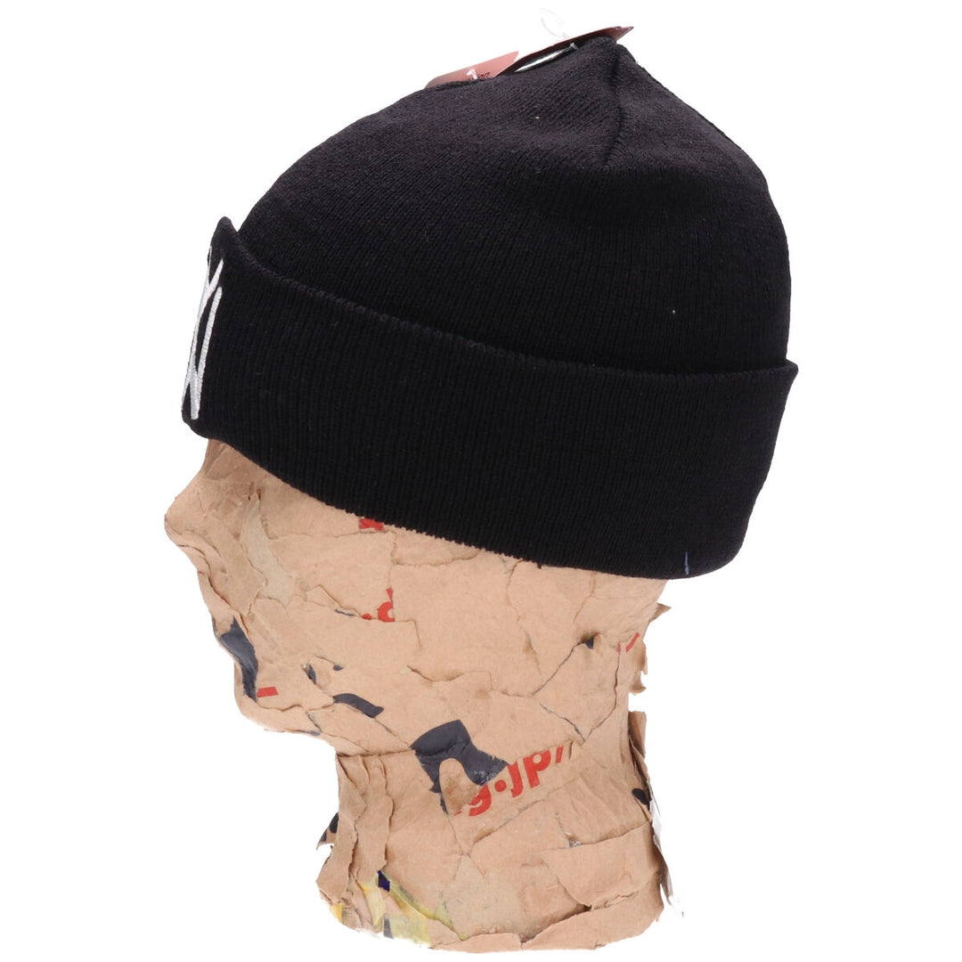 Black American Needle MLB New York Yankees Knit Beanie, Size F [21019-NBY] acrylic black type Vintage Second Hand