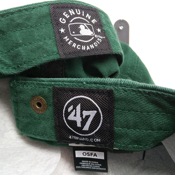 Green Forty Seven 47 Clean Up MLB Oakland Athletics BB Cap, OSFA cotton green type Vintage Second Hand
