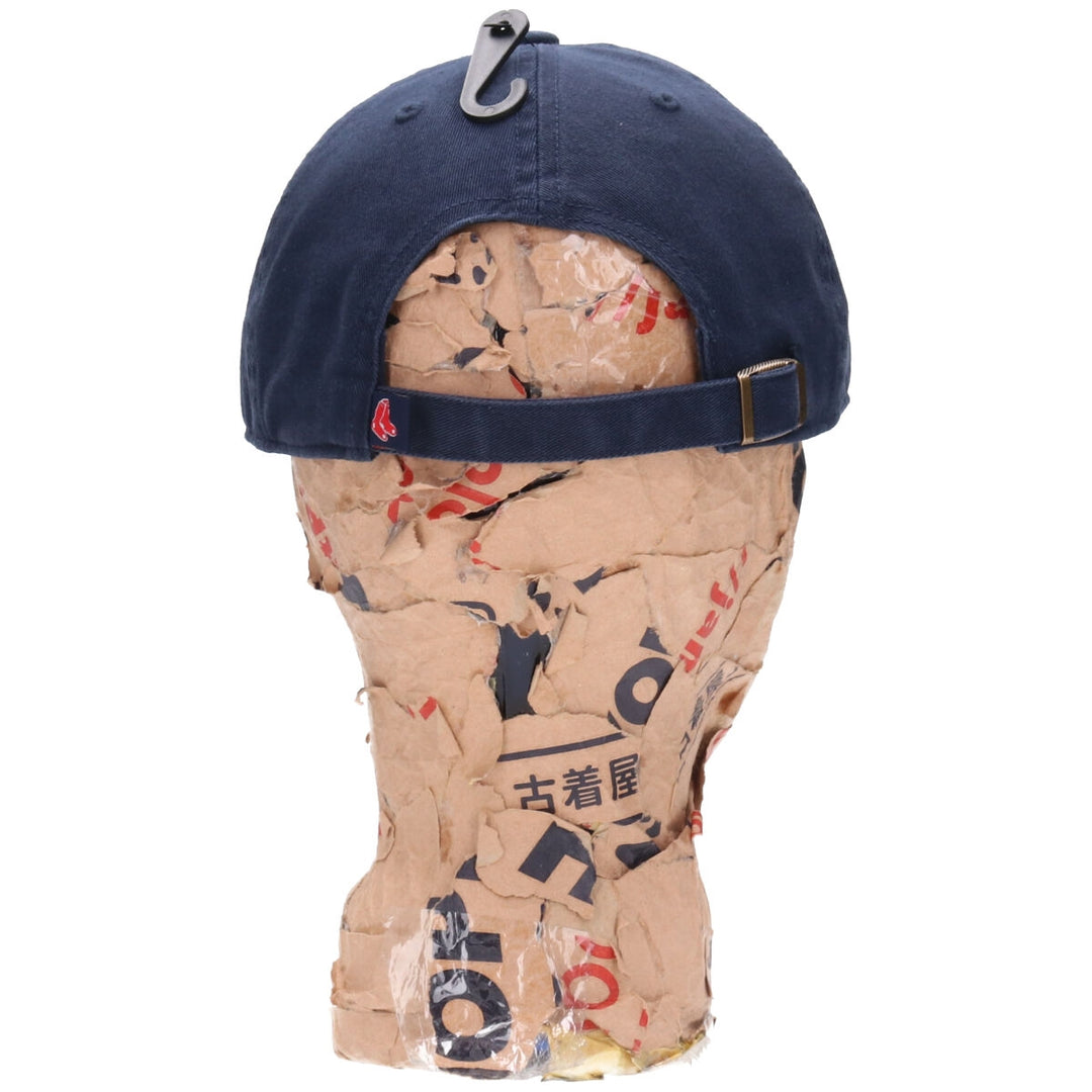Navy Forty Seven 47 Clean Up MLB Boston Red Sox BB Cap, OSFA cotton navy blue type Vintage Second Hand
