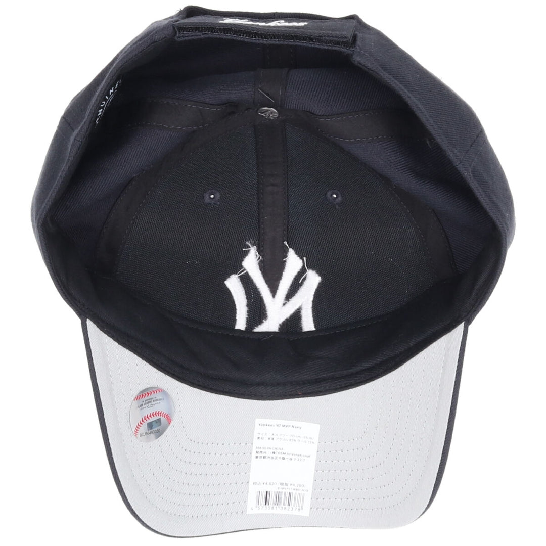 Navy Forty Seven '47 MVP MLB New York Yankees BB Cap OSFA acrylic navy blue type Vintage Second Hand