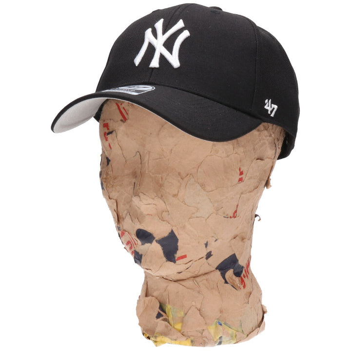 Black Forty Seven '47 MVP MLB New York Yankees BB Cap OSFA acrylic black type Vintage Second Hand