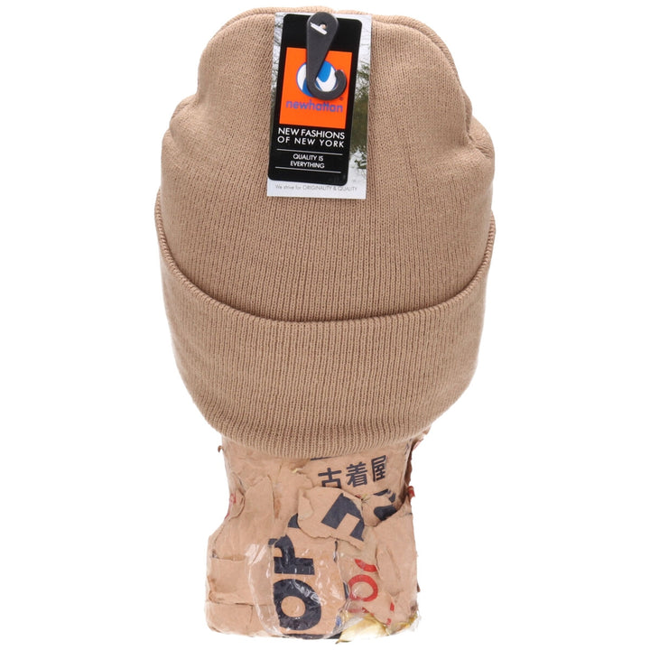 Khaki Newhattan Knit Hat Beanie ONE SIZE [S80]/jae000012