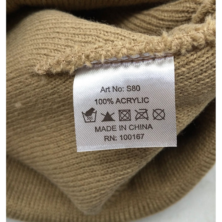 Khaki Newhattan Knit Hat Beanie ONE SIZE [S80]/jae000012