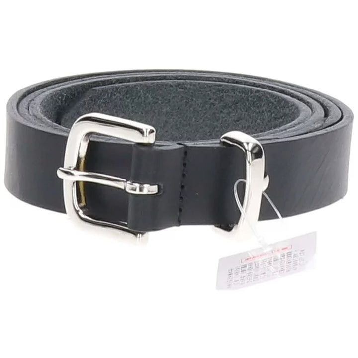 Black Leather Belt 1" F 【01】 /jae000029