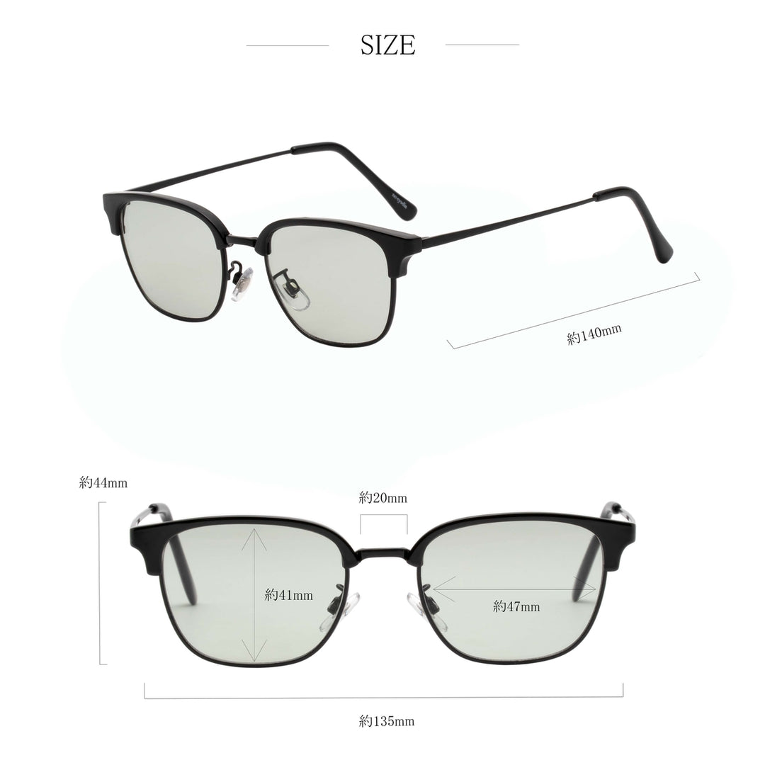 Black Black/Light Grey noeyedia Sunglasses F /jae000055