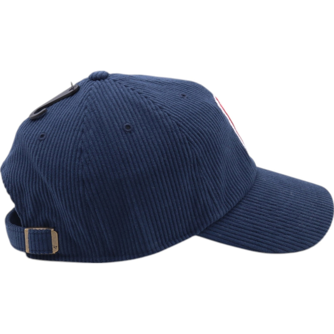Navy Forty Seven '47 Cleanup Red Sox Corduroy Cap, Size F polyester navy blue type Vintage Second Hand