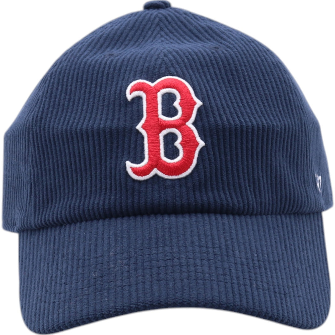 Navy Forty Seven '47 Cleanup Red Sox Corduroy Cap, Size F polyester navy blue type Vintage Second Hand