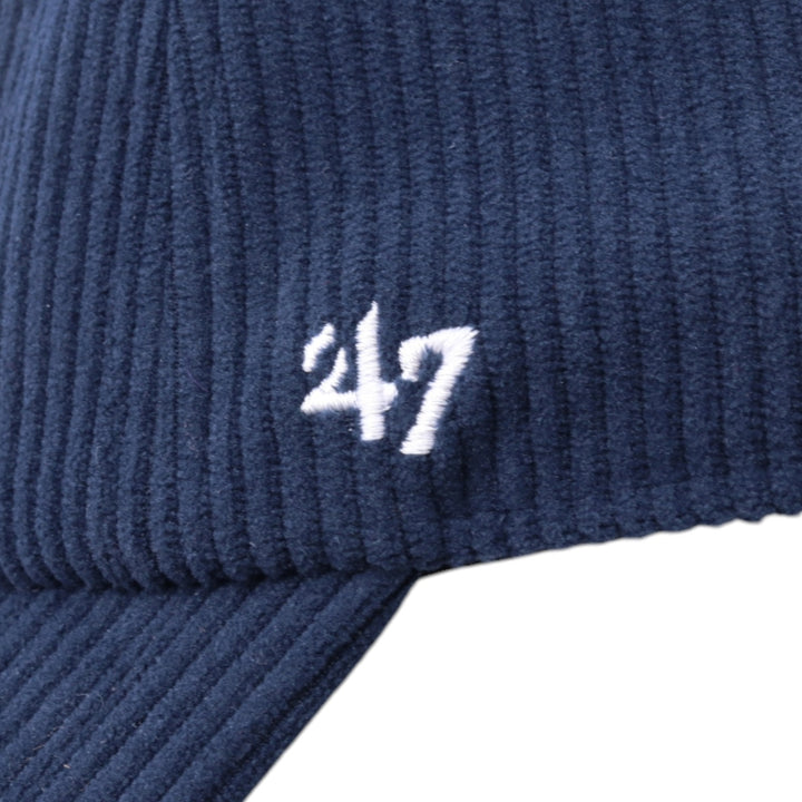 Navy Forty Seven '47 Cleanup Red Sox Corduroy Cap, Size F polyester navy blue type Vintage Second Hand