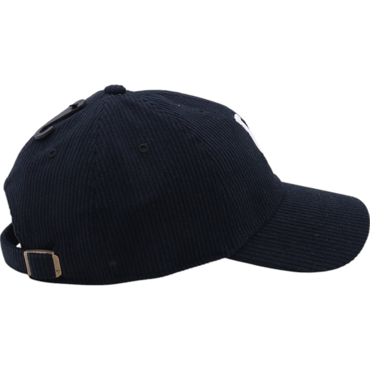 Black Forty Seven '47 Cleanup Dodgers Corduroy Cap, Size F polyester black type Vintage Second Hand