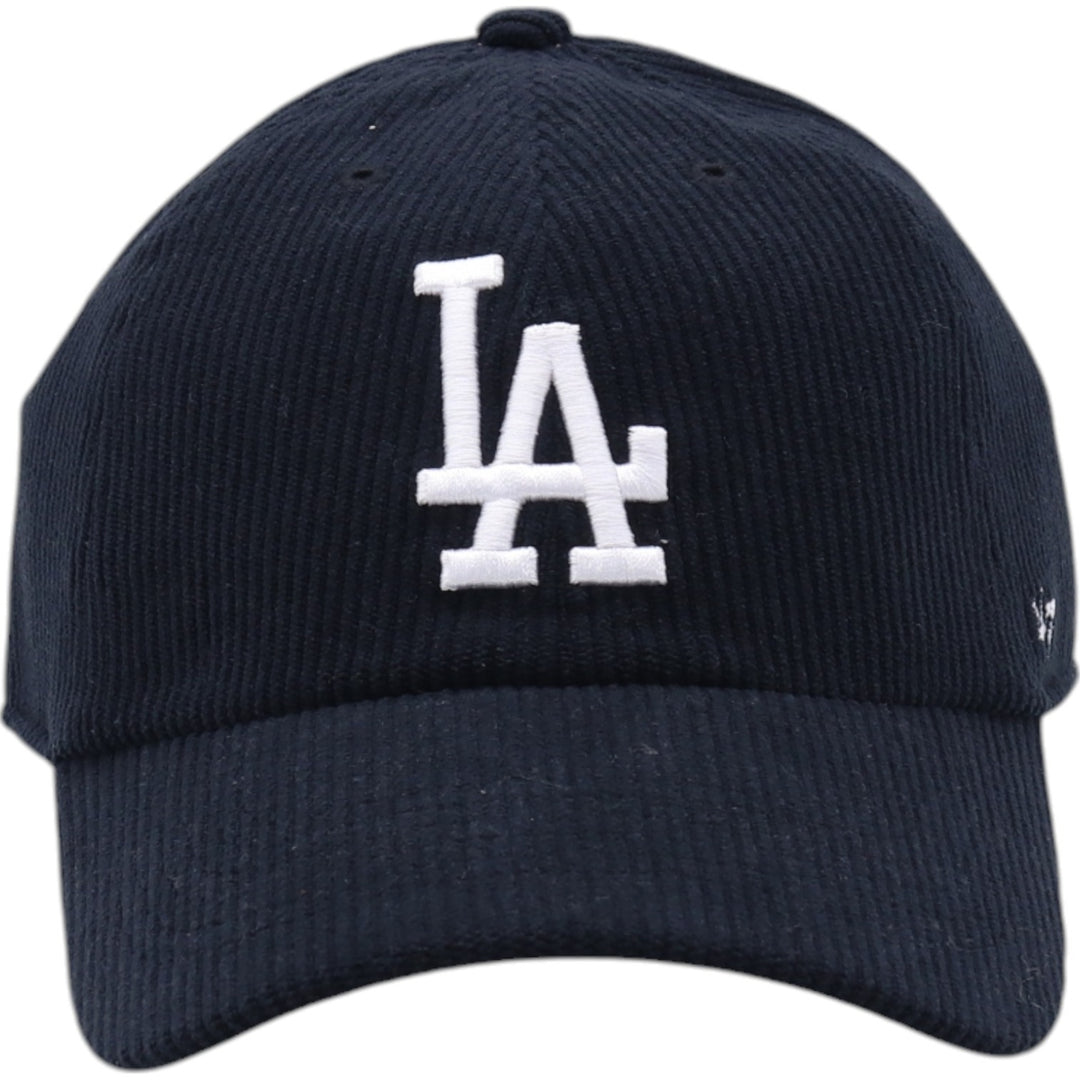 Black Forty Seven '47 Cleanup Dodgers Corduroy Cap, Size F polyester black type Vintage Second Hand