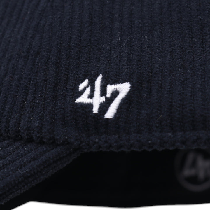 Black Forty Seven '47 Cleanup Dodgers Corduroy Cap, Size F polyester black type Vintage Second Hand